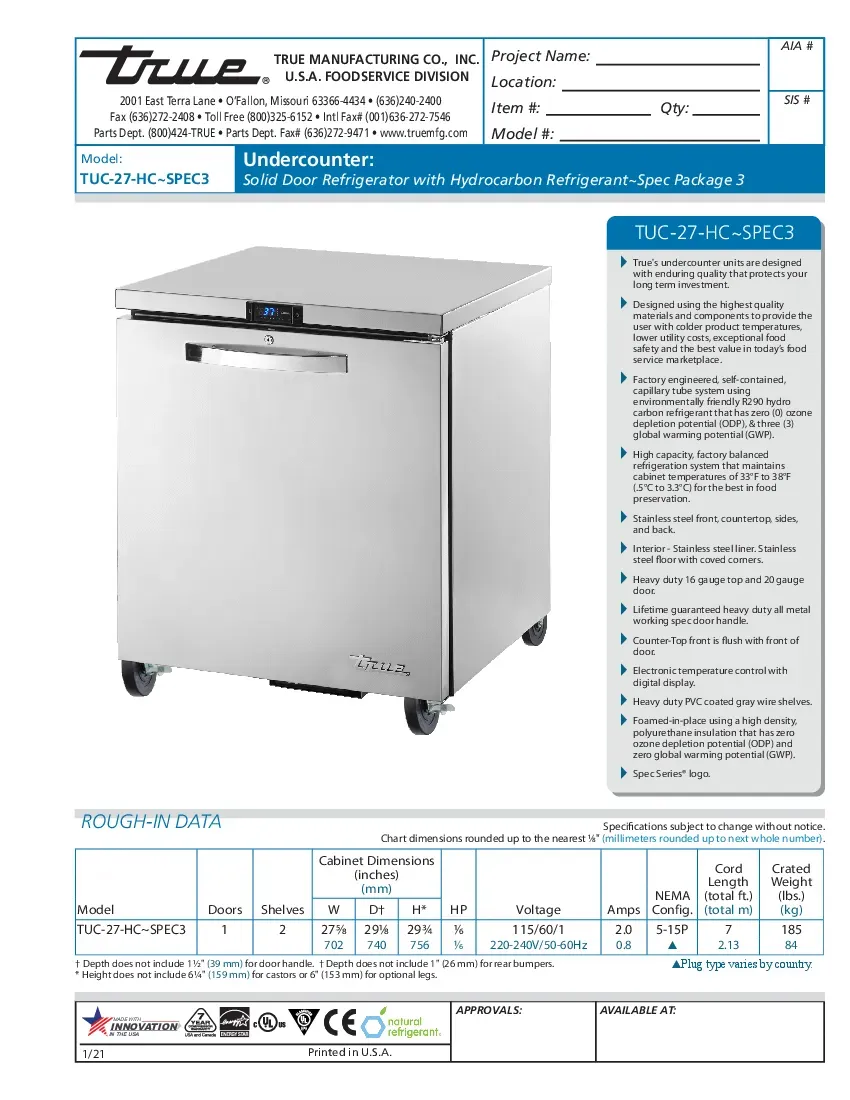 true-manufacturing-tuc-27-hc-spec3-refrigerator-undercounter-reach-in-115v-2607194rb43k.pdf