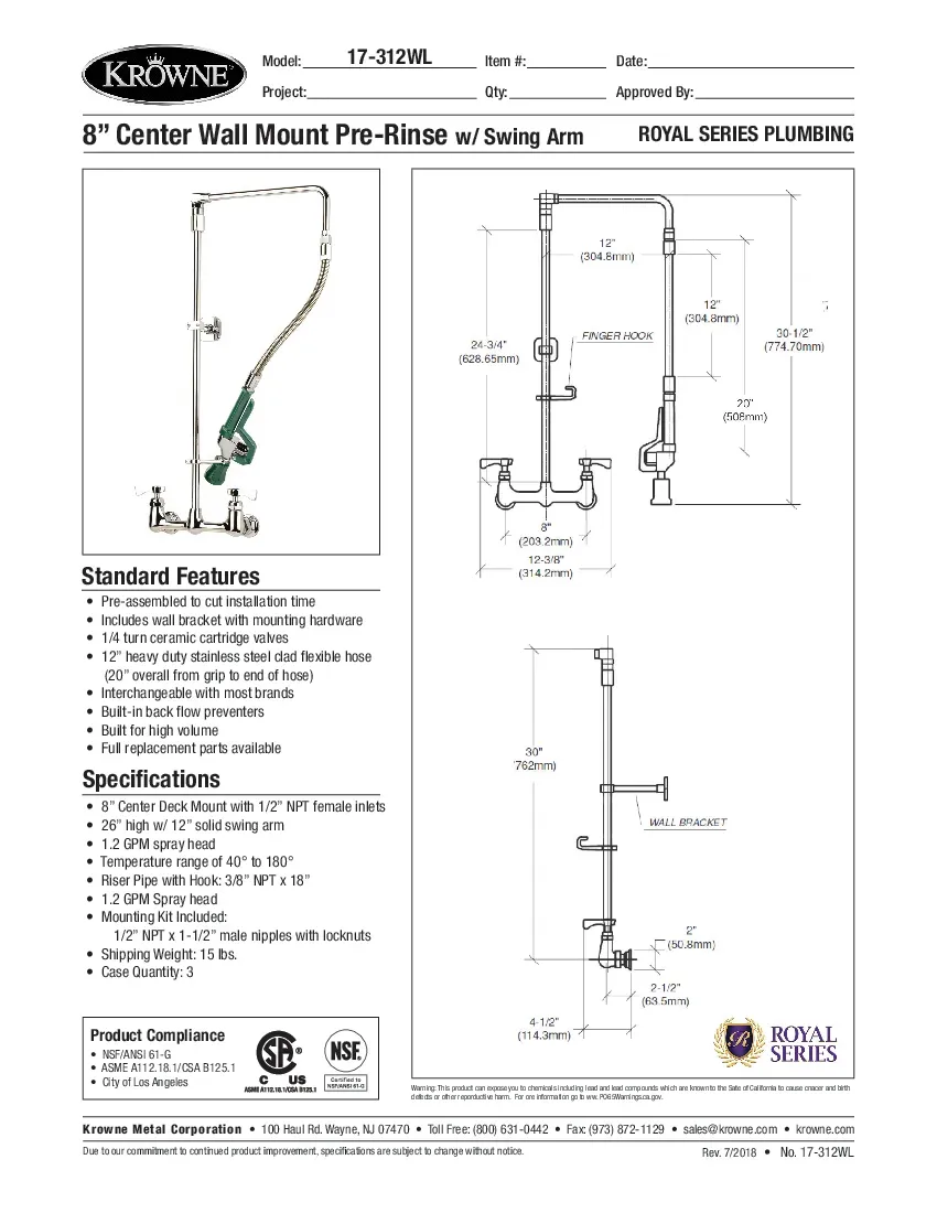 krowne-metal-17-312wl-pre-rinse-faucet-1-15-gpm-chrome-plated-specsheet-2607194vmb2o.pdf