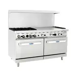 Atosa USA , AGR-4B36GR, 60" Combination Gas Ranges
