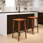 Flash Furniture 2-XU-DG-W0247B-GG, Restaurant Barstools