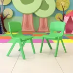 Flash Furniture , 2-YU-YCX-005-GREEN-GG, Stack Chairs