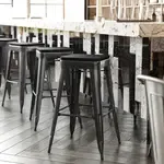Flash Furniture 4-ET-31320-30-BK-R-PL2B-GG, Restaurant Barstools