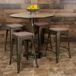 Flash Furniture 4-ET-31320W-24-GN-R-GG, Restaurant Barstools