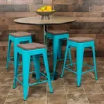 Flash Furniture 4-ET-31320W-24-TL-R-GG, Restaurant Barstools