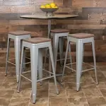 Flash Furniture 4-ET-31320W-30-SV-R-GG, Restaurant Barstools
