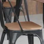 Flash Furniture , 4-JJ-SEA-PL01-TEAK-GG, Restaurant Chairs - Accessories