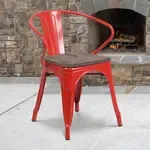 Flash Furniture CH-31270-RED-WD-GG, Restaurant Chairs