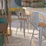 Flash Furniture CH-31320-30GB-SIL-WD-GG, Restaurant Barstools