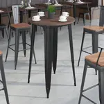 Flash Furniture CH-51090-40M1-BK-GG, Restaurant Tables