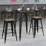 Flash Furniture CH-WD-TBCH-17-GG, Restaurant Furniture Table & Chair Sets