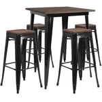Flash Furniture CH-WD-TBCH-20-GG, Restaurant Furniture Table & Chair Sets