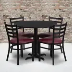 Flash Furniture HDBF1005-GG, Restaurant Furniture Table & Chair Sets