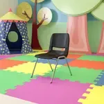 Flash Furniture , RUT-14-BK-CHR-GG, Stack Chairs