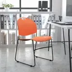 Flash Furniture RUT-188-OR-GG, Stack Chairs
