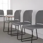 Flash Furniture RUT-238A-GY-GG, Stack Chairs