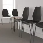 Flash Furniture RUT-288-BK-GG, Stack Chairs