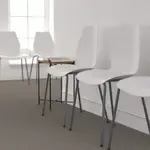 Flash Furniture , RUT-288-WHITE-GG, Stack Chairs