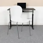 Flash Furniture , RUT-3-WH-GG, Stack Chairs