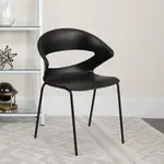 Flash Furniture RUT-4-BK-GG, Stack Chairs