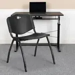 Flash Furniture , RUT-D01-BK-GG, Stack Chairs