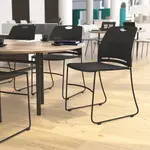 Flash Furniture , RUT-NC499A-BK-GG, Stack Chairs