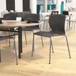 Flash Furniture RUT-NC618-GY-GG, Stack Chairs