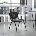 Flash Furniture RUT-NF01A-BK-GG, Stack Chairs