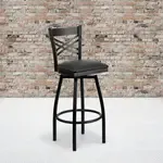 Flash Furniture XU-6F8B-XSWVL-BLKV-GG, Restaurant Barstools