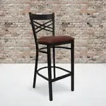 Flash Furniture XU-6F8BXBK-BAR-BURV-GG, Restaurant Barstools