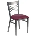 Flash Furniture XU-6FOB-CLR-BURV-GG, Restaurant Chairs