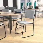 Flash Furniture XU-8700-GY-B-30-GG, Stack Chairs