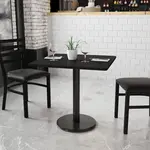Flash Furniture XU-BLKTB-3030-TR18-GG, Restaurant Tables