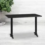 Flash Furniture XU-BLKTB-3048-T0522-GG, Restaurant Tables