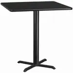 Flash Furniture XU-BLKTB-4242-T3333-GG, Restaurant Tables