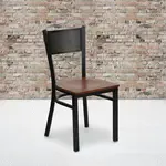 Flash Furniture XU-DG-60115-GRD-CHYW-GG, Restaurant Chairs