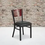 Flash Furniture XU-DG-6G5B-MAH-BLKV-GG, Restaurant Chairs