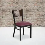Flash Furniture XU-DG-6G5B-WAL-BURV-GG, Restaurant Chairs