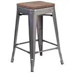 Flash Furniture XU-DG-TP0004-24-WD-GG, Restaurant Barstools