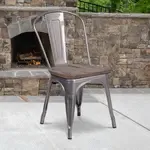 Flash Furniture XU-DG-TP001-WD-GG, Restaurant Chairs