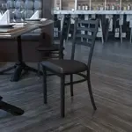 Flash Furniture XU-DG694BLAD-BLKV-GG, Restaurant Chairs