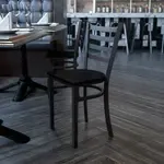 Flash Furniture XU-DG694BLAD-MAHW-GG, Restaurant Chairs