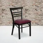 Flash Furniture XU-DG6Q6B1LAD-BURV-GG, Restaurant Chairs