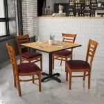 Flash Furniture XU-DGW0005LAD-CHY-BURV-GG, Restaurant Chairs
