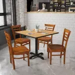 Flash Furniture XU-DGW0005LAD-CHY-GG, Restaurant Chairs