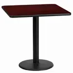 Flash Furniture XU-MAHTB-2424-TR18-GG, Restaurant Tables