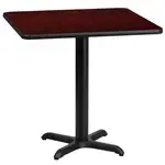 Flash Furniture XU-MAHTB-3030-T2222-GG, Restaurant Tables
