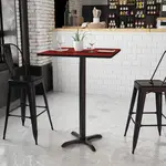 Flash Furniture XU-MAHTB-3030-T2222B-GG, Restaurant Tables