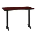 Flash Furniture XU-MAHTB-3042-T0522-GG, Restaurant Tables