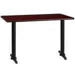 Flash Furniture XU-MAHTB-3048-T0522-GG, Restaurant Tables