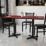 Flash Furniture XU-MAHTB-3060-T2222-GG, Restaurant Tables